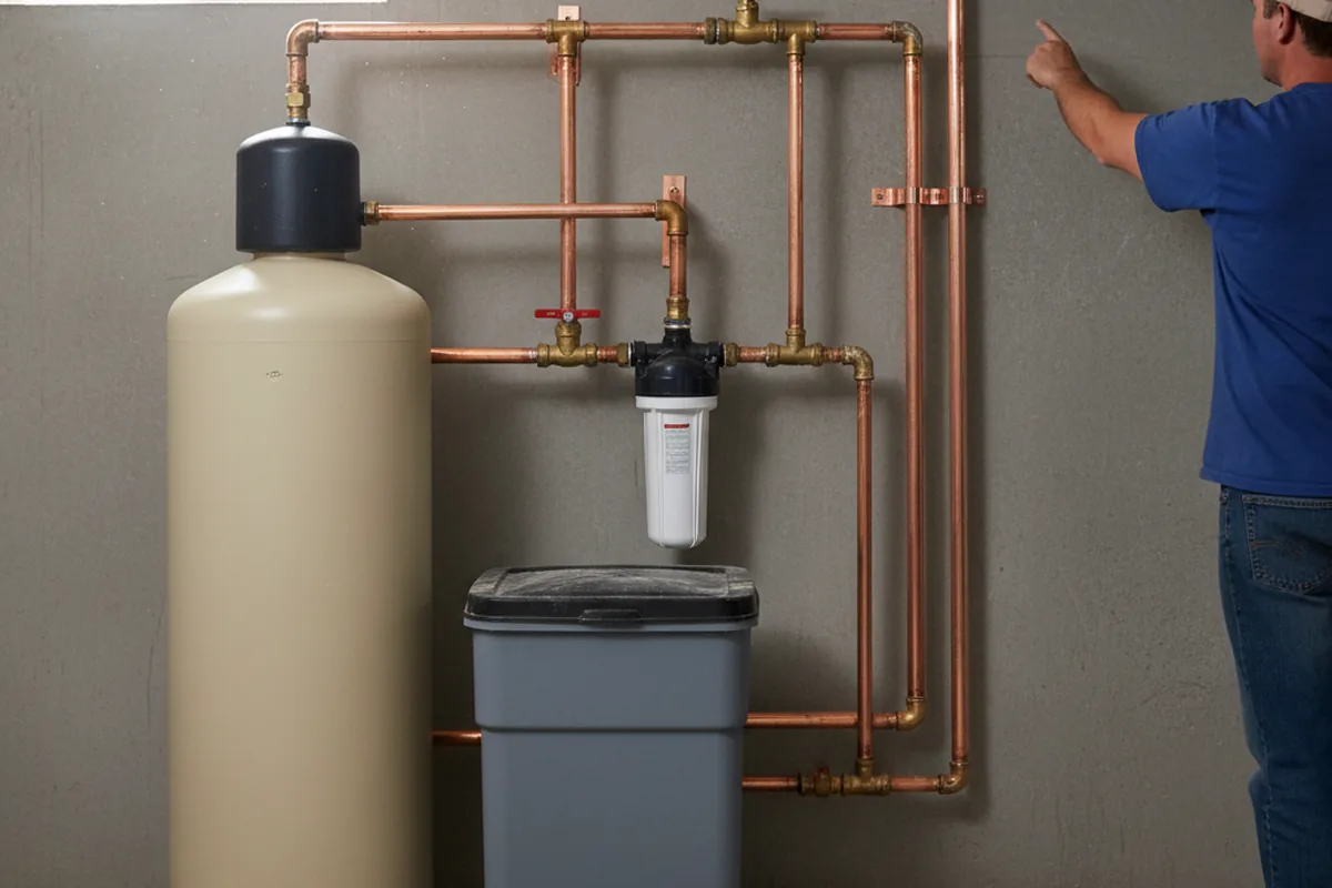 Whole-house water treatment system installed in New Holland